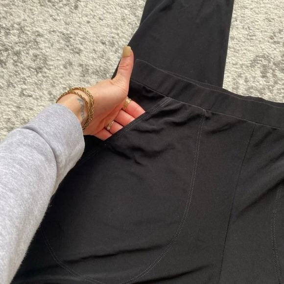 Joseph Ribkoff black joggers pull on pants stretchy dressy 6 - Picture 3 of 11